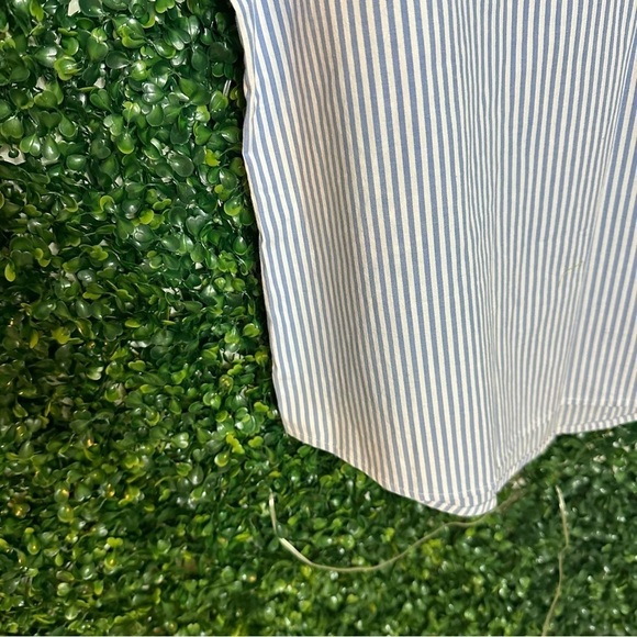 Vineyard Vines Pop White and Blue Embroidered Savanah Top Size M - Picture 6 of 13